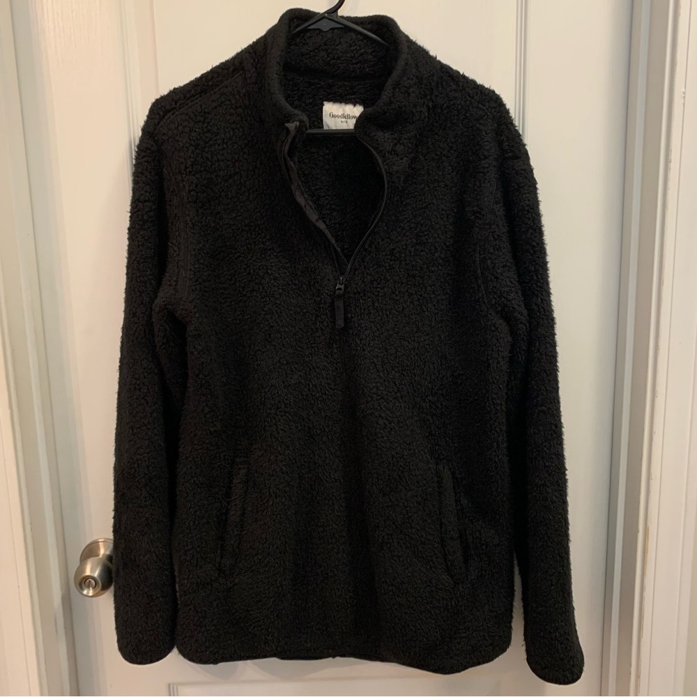 Goodfellow & co fleece long sleeve pullover half zip